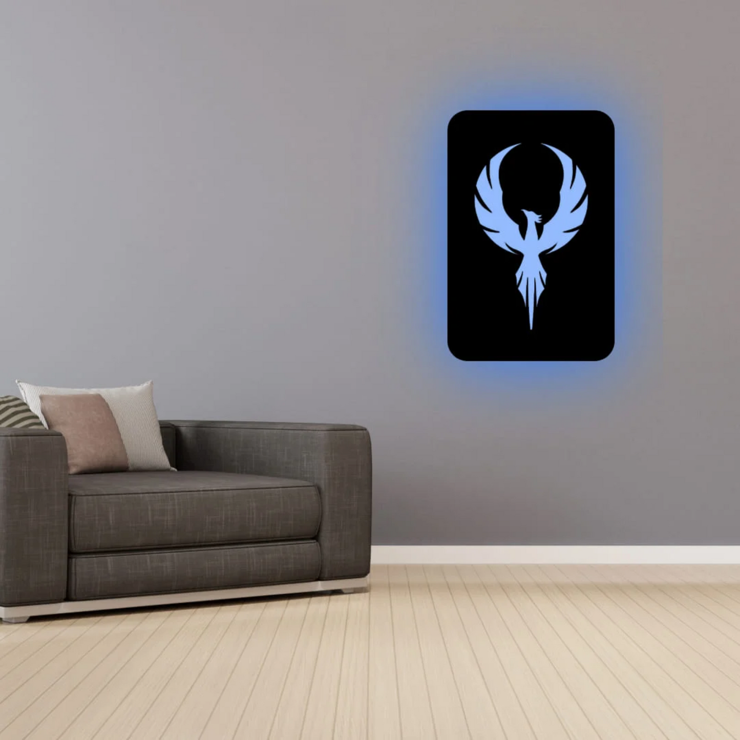 Phoenix-Portrait Premium Backlit Sign