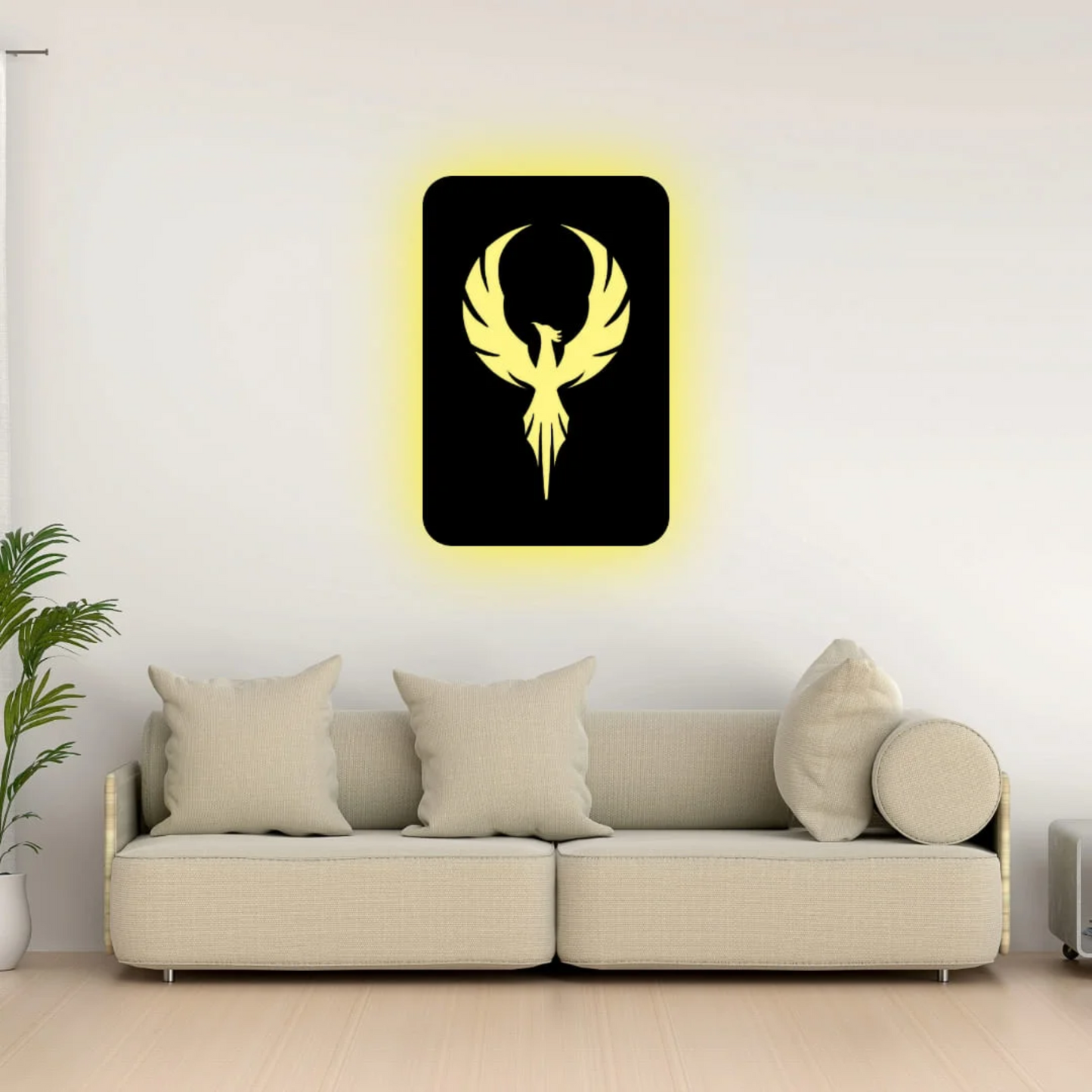 Phoenix-Portrait Premium Backlit Sign