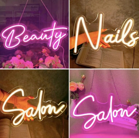 Customized Neon Light Frame With Name - Homely Arts