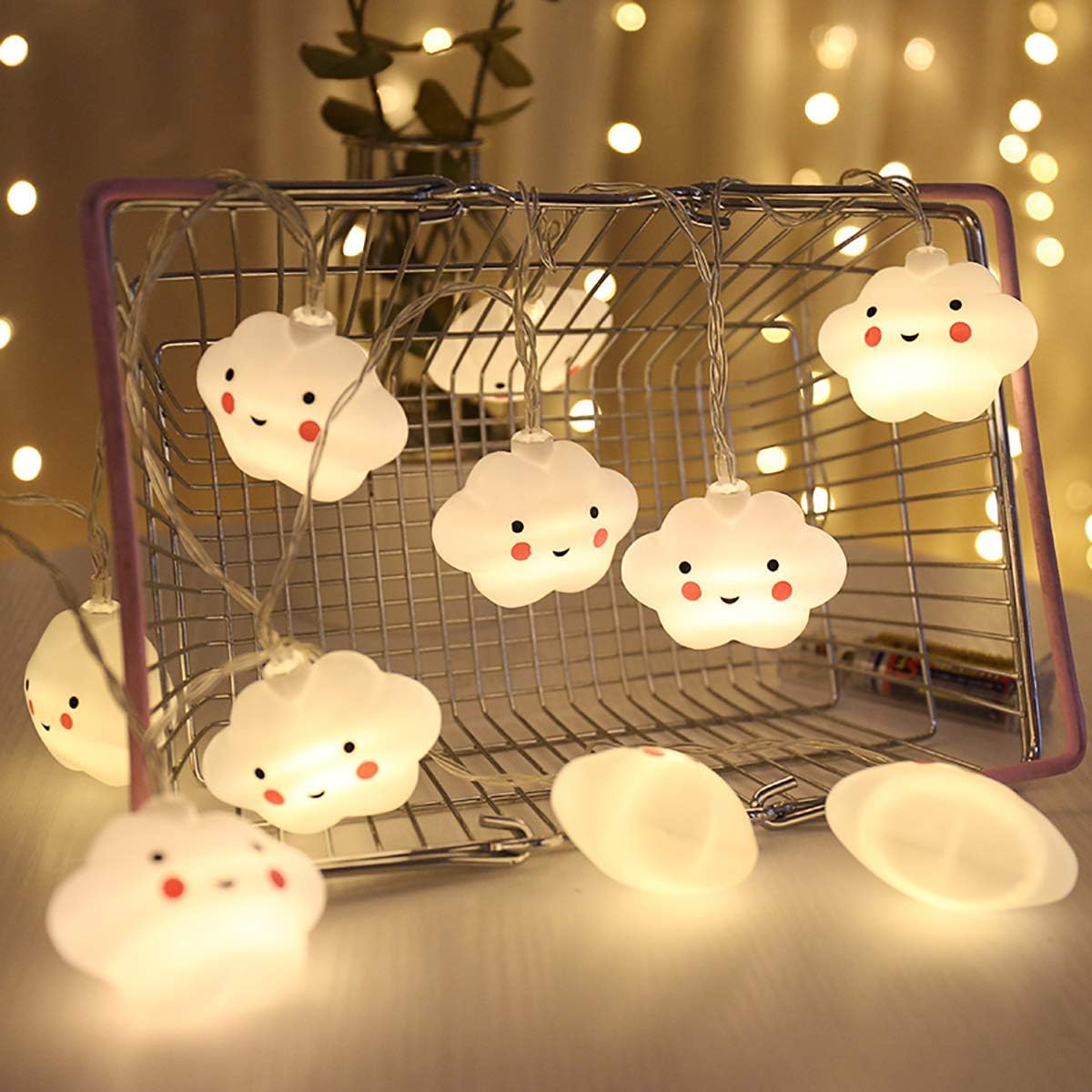 Smiling Cloud Led Serial String Lights