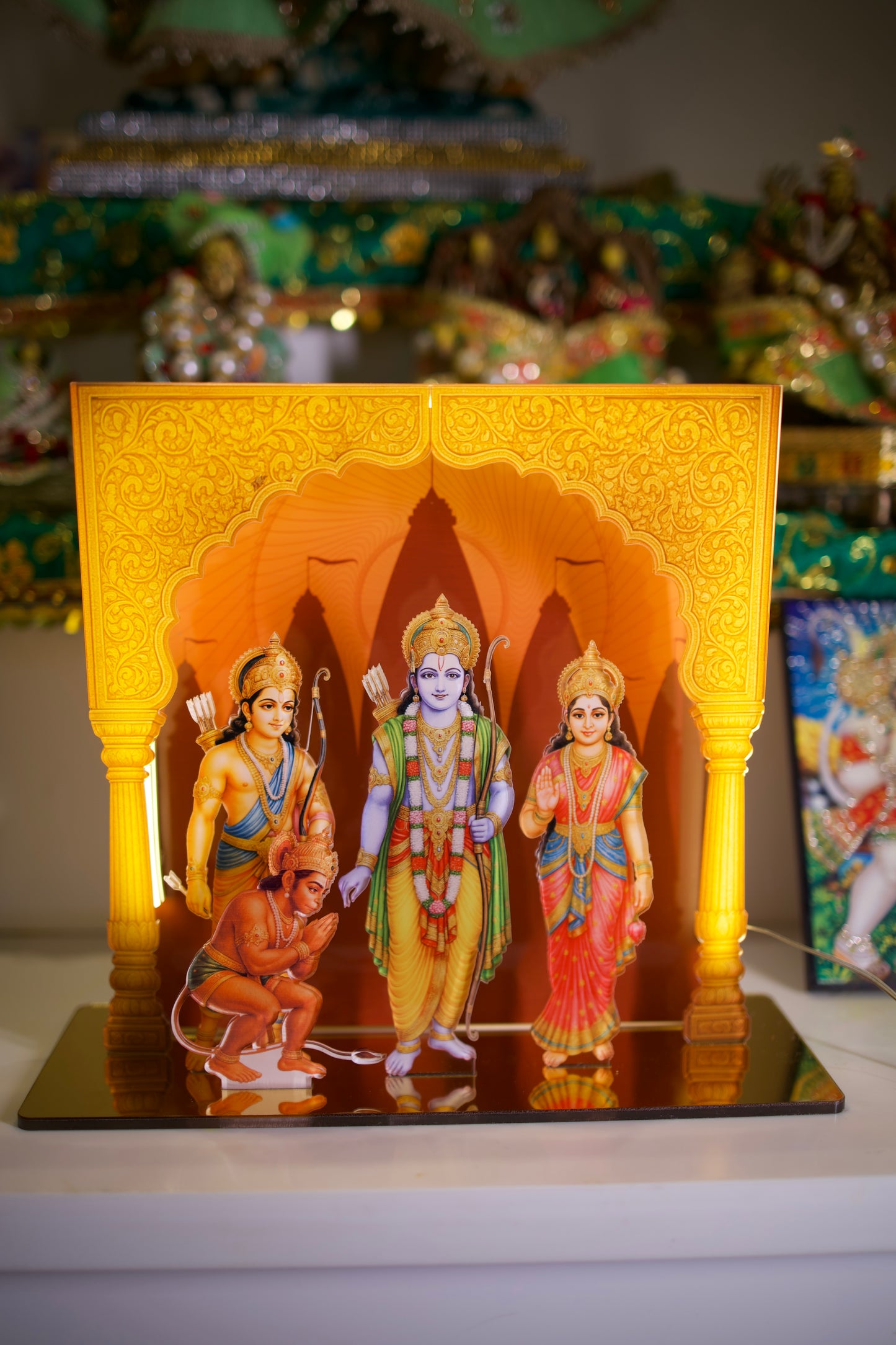 Acrylic Neon Ram Darbar
