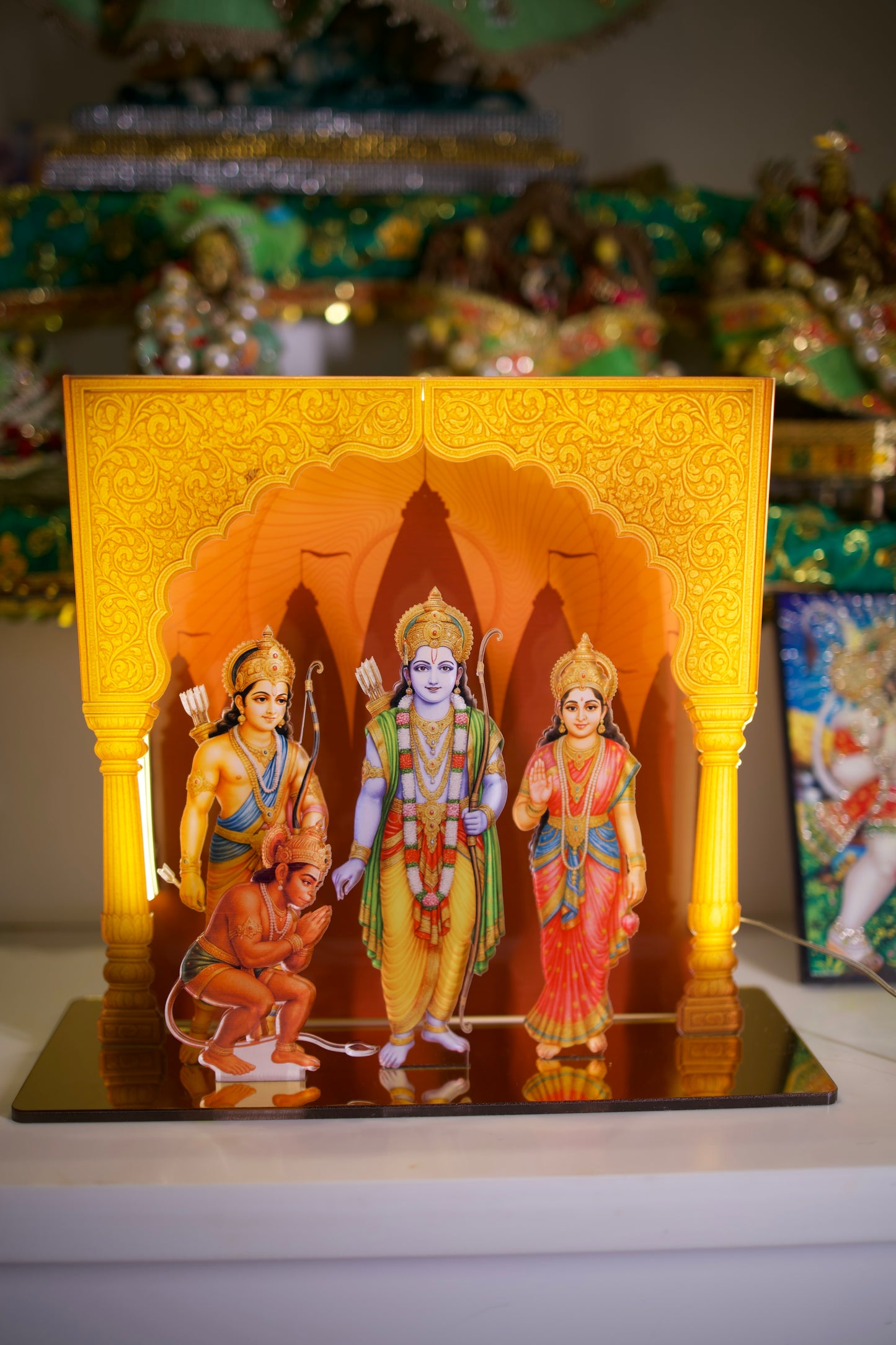 Acrylic Neon Ram Darbar