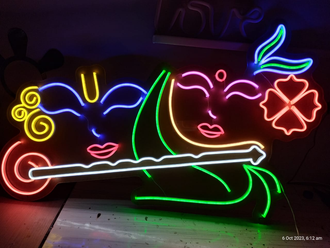 Radha krishna Custom Neon LED Sign