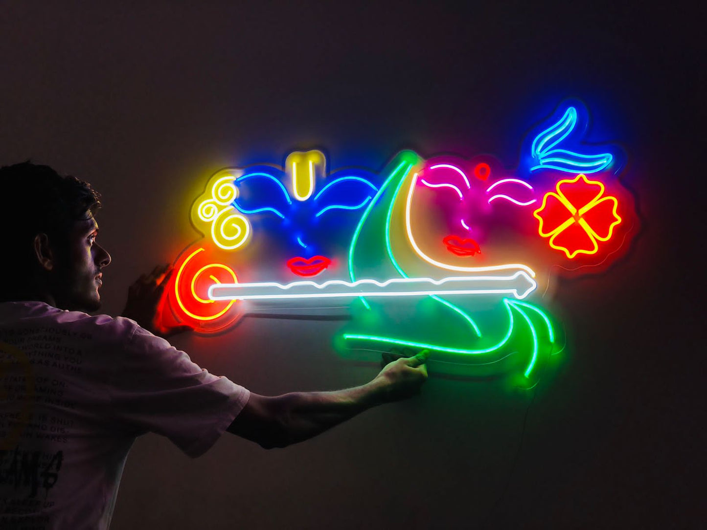 Radha krishna Custom Neon LED Sign