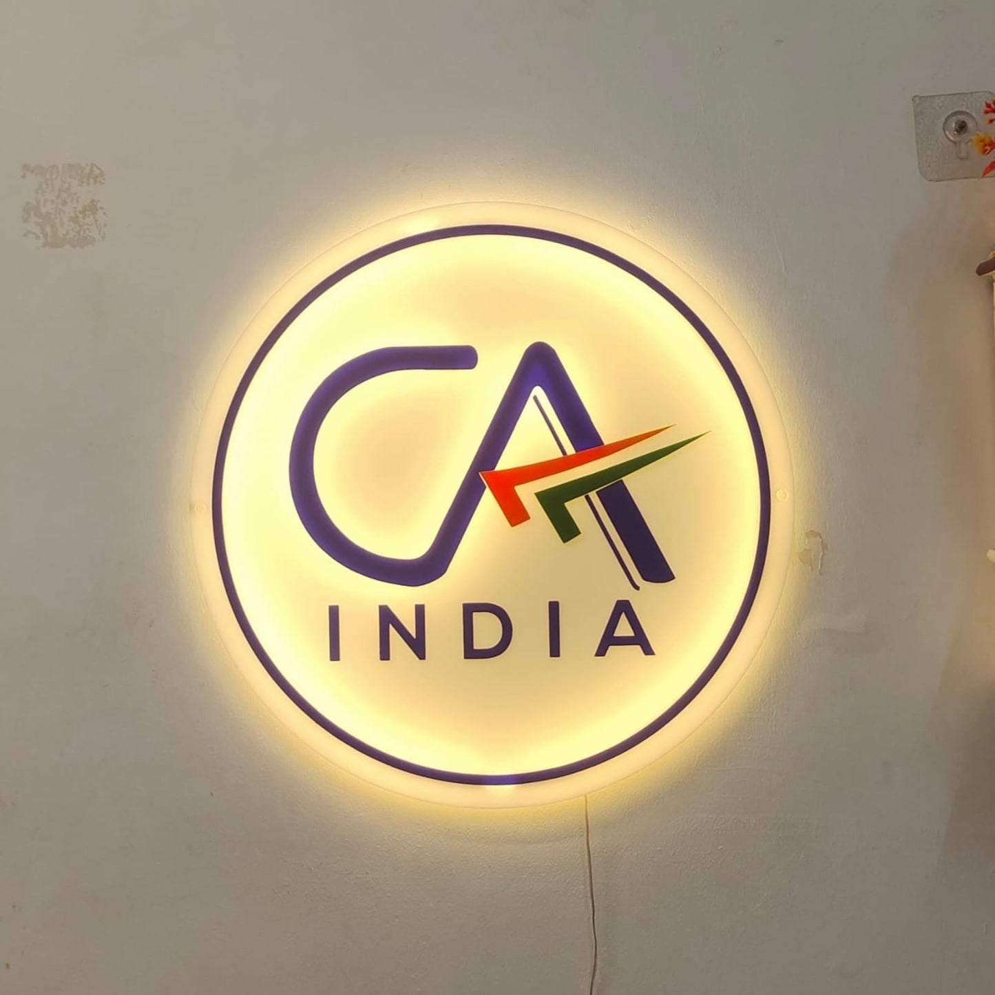 CA Backlit Neon Sign – Illuminate Your Professional Identity