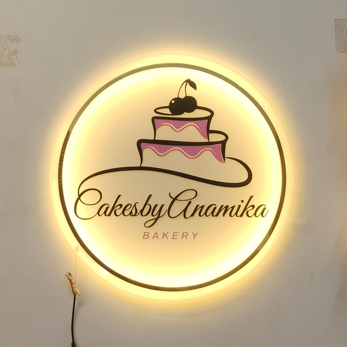 Custom Cake LED Backlit Neon Sign – Let Your Brand Glow