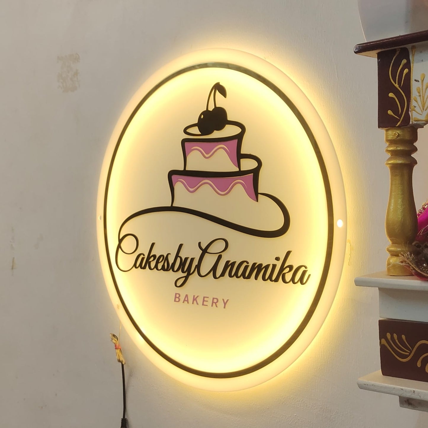 Custom Cake LED Backlit Neon Sign – Let Your Brand Glow
