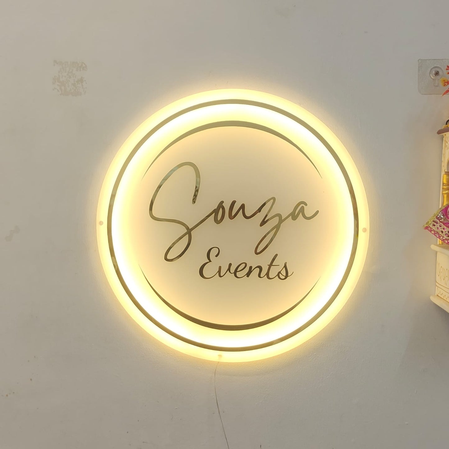 Warm Special Light – Custom Backlit Neon Sign