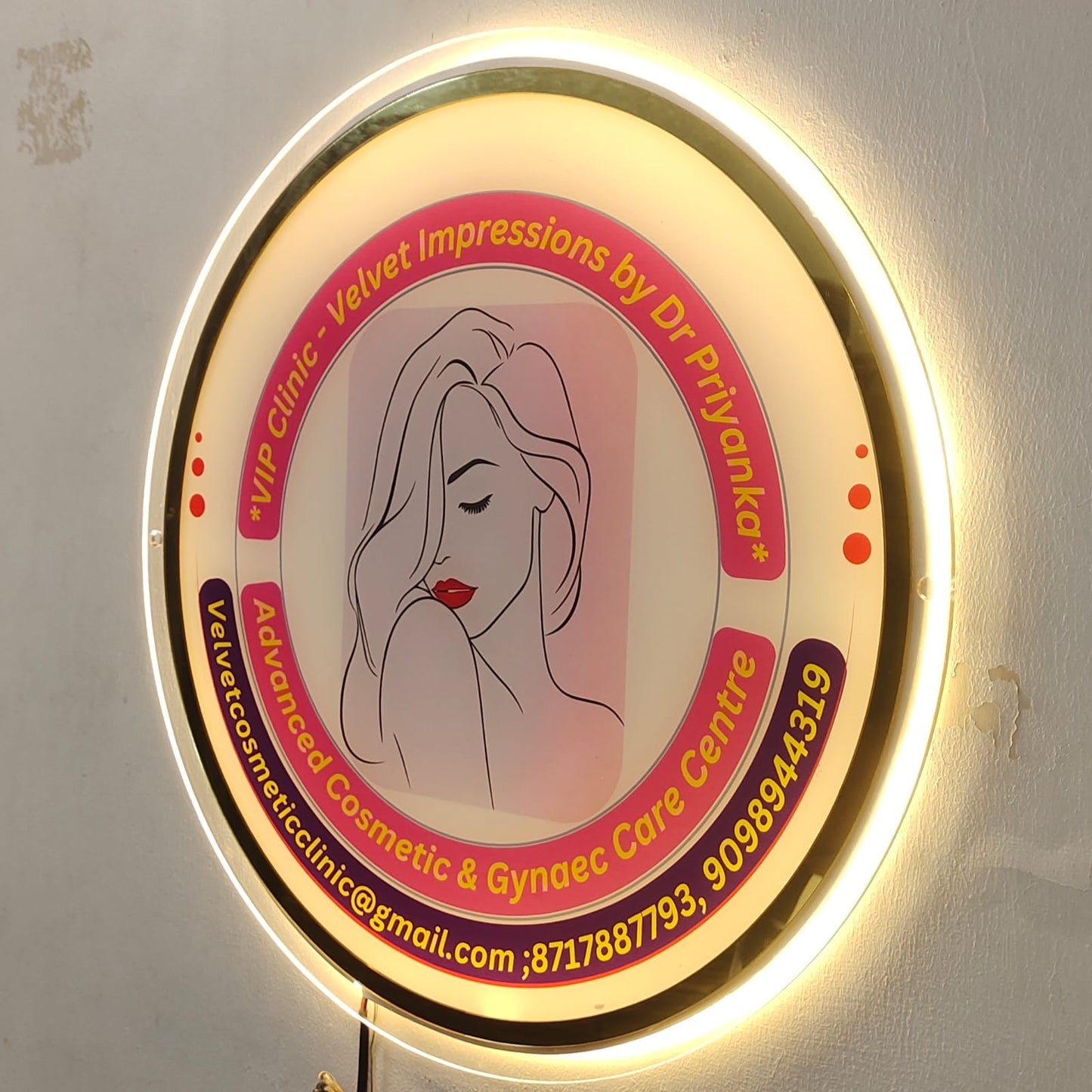 Printed UV LED Backlit Sign – Precision Meets Glow