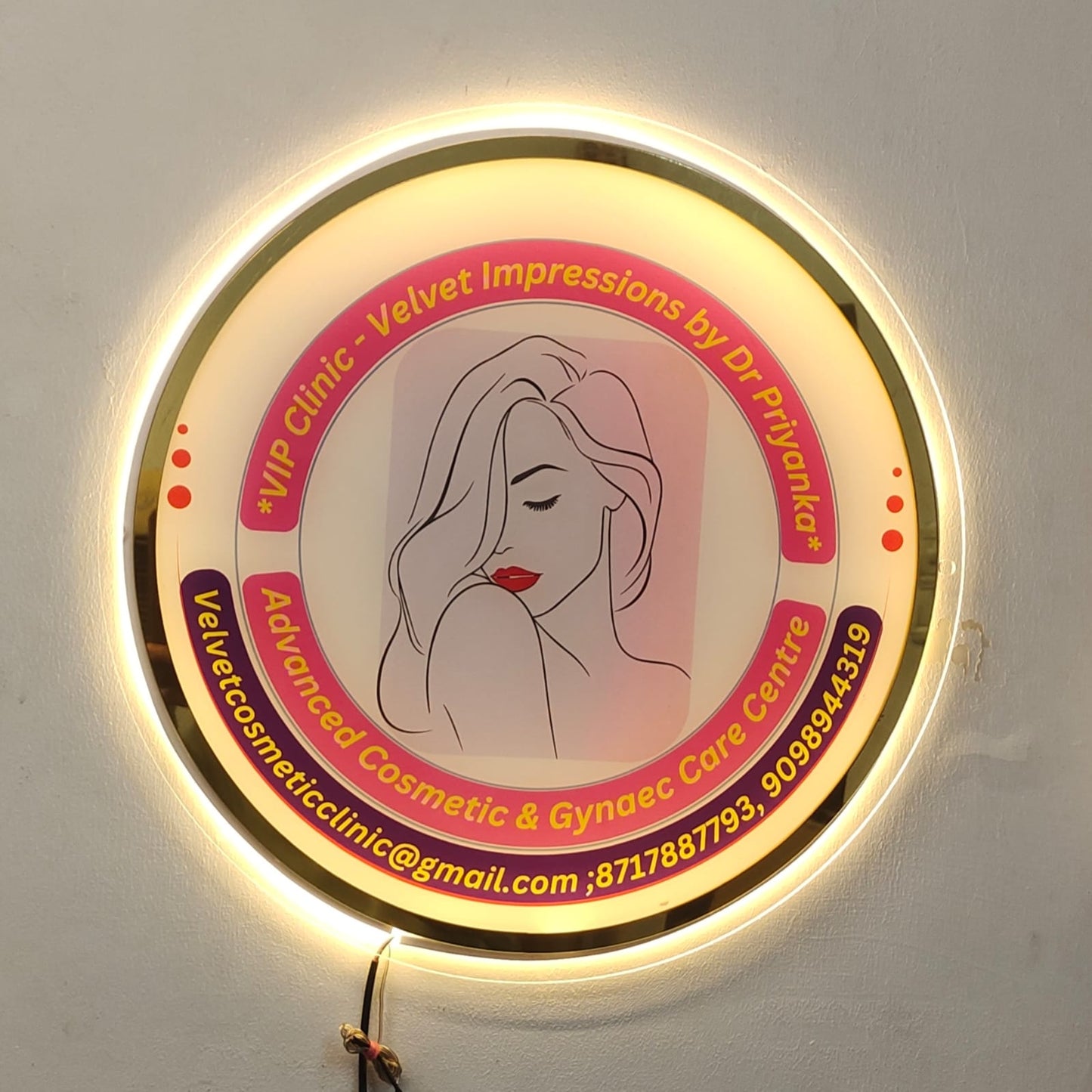 Printed UV LED Backlit Sign – Precision Meets Glow