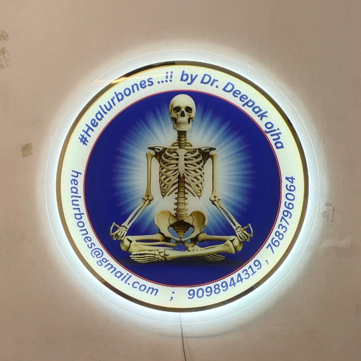 Printed UV LED Backlit Sign – Precision Meets Glow