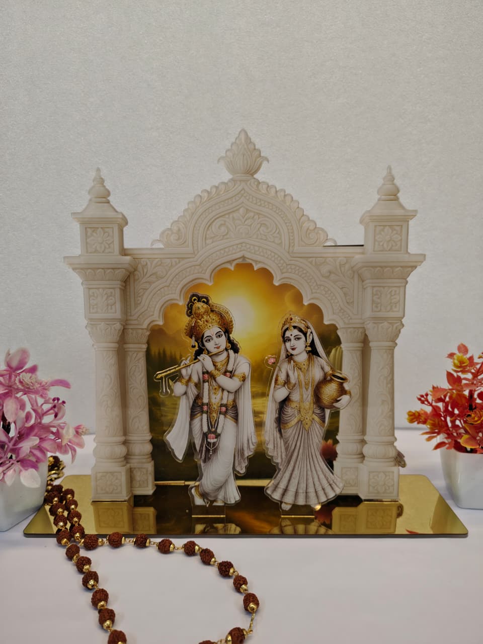 Radha Krishna Acrylic Backlit Sign 10x10 inches