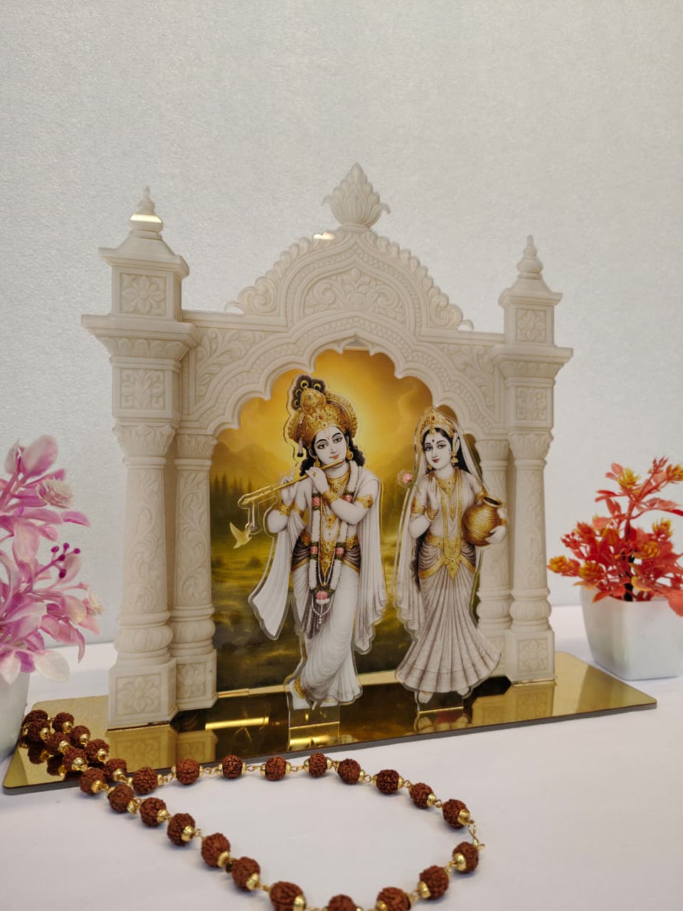 Radha Krishna Acrylic Backlit Sign 10x10 inches