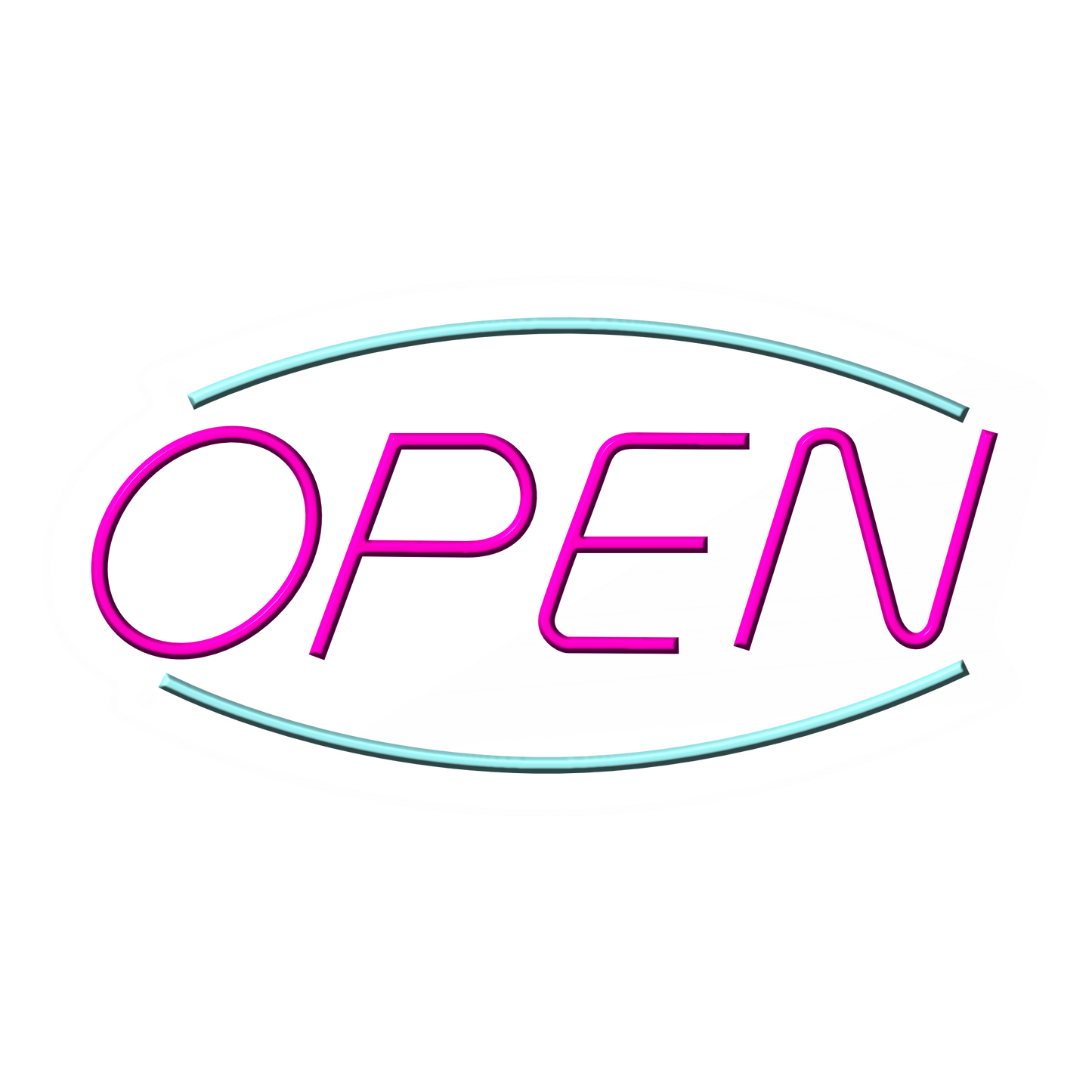 Open Shaped Displays LED Neon Light Sign