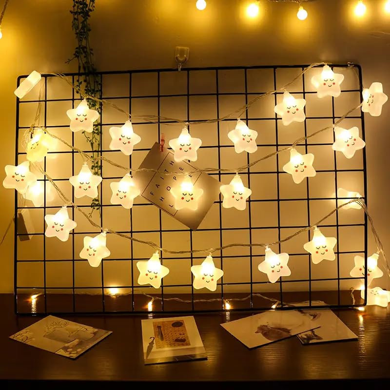 Smiling Star Led Serial String Lights