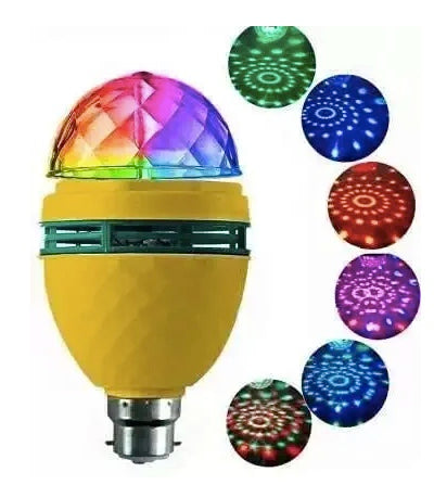 360 Degree Rotating LED Crystal Bulb - Homely Arts
