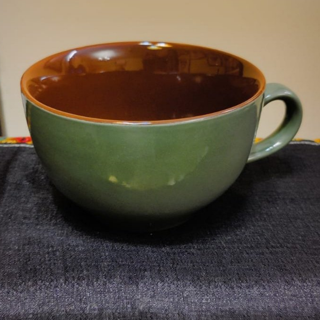 Large Ceramic Coffee Cup Set of 2- 300ml Cappuccino Cup - Homely Arts