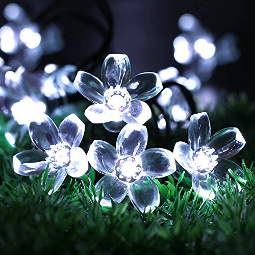Silicone Blooming Flower Fairy String Lights (White Bulbs) - Homely Arts
