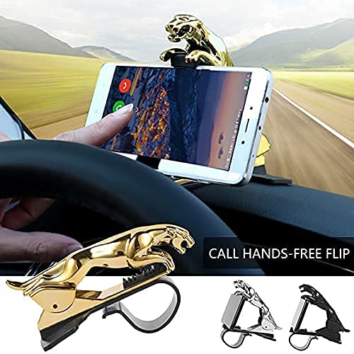 Car Mobile Phone Holder Mount Stand Adjustable Clip Holder for Dashboard- Random Color - Homely Arts
