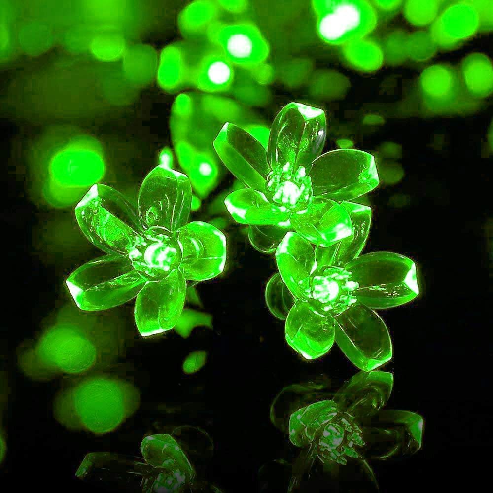 Biggest Sale Combo of 4 Flowers Light- 16 LED light in each light (Warm White, Blue, Green and Multicolor) - Homely Arts