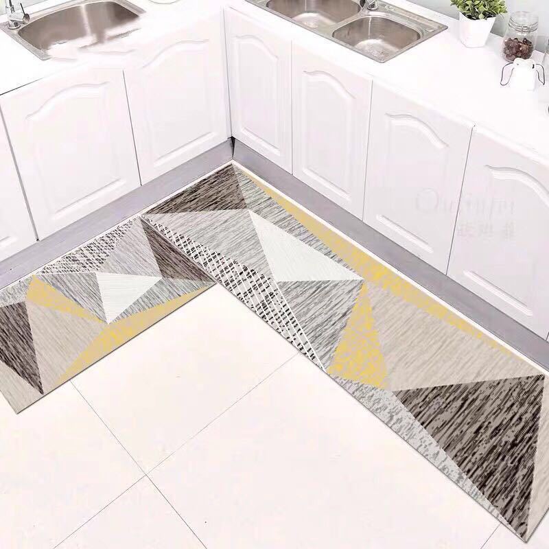 Waterproof Oilproof Kitchen Mat Antislip Bath Mat Soft Bedroom Floor Mat Living Room Carpet - Homely Arts