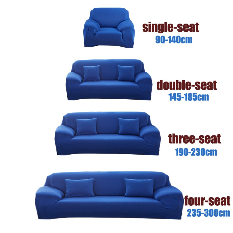 Stretch Sofa Cover Elastic Slipcover Tropical Leaves for Living Room Sectional L Shape Sofa Couch Cover - Homely Arts