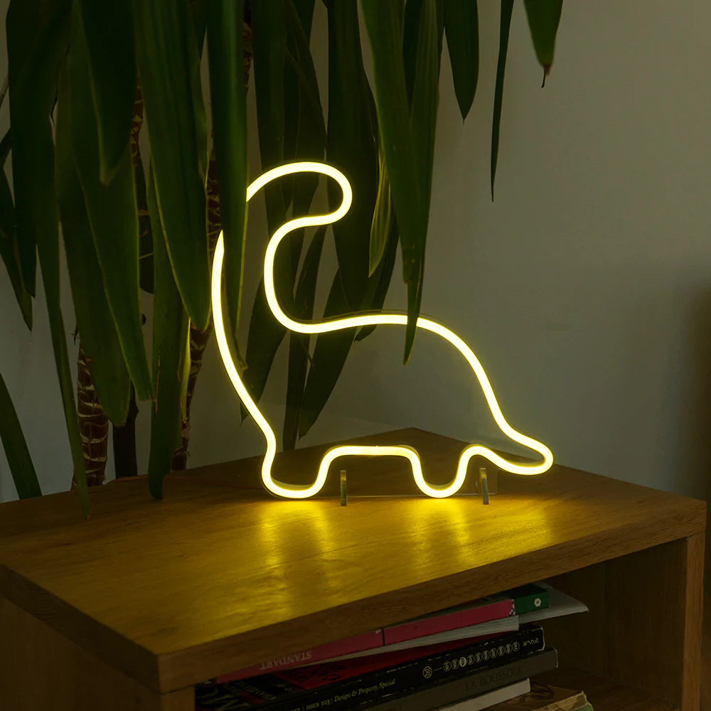 Dinosaur LED Mini Neon- sign - Homely Arts