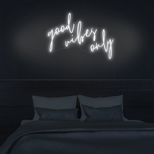 GOOD VIBES ONLY Neon LED Sign - Homely Arts