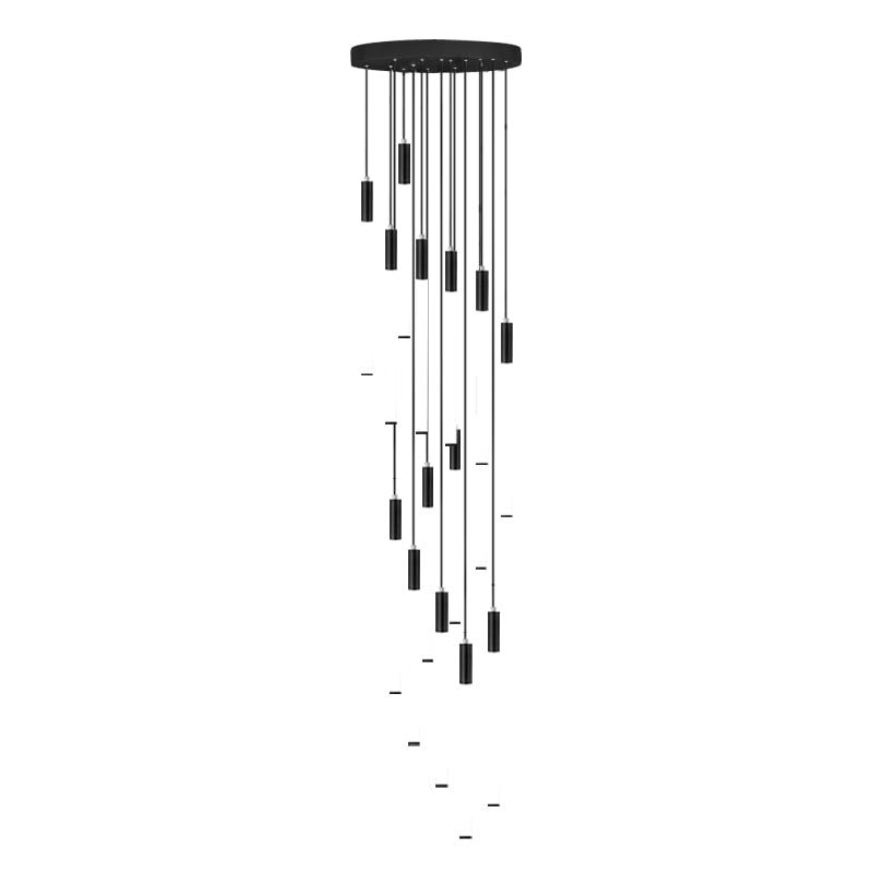 Long lamp stair chandelier modern led living room chandelier indoor lighting - Homely Arts