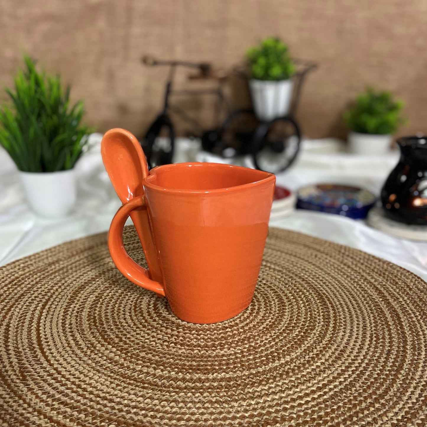Heart Shaped Ceramic Mug - Homely Arts