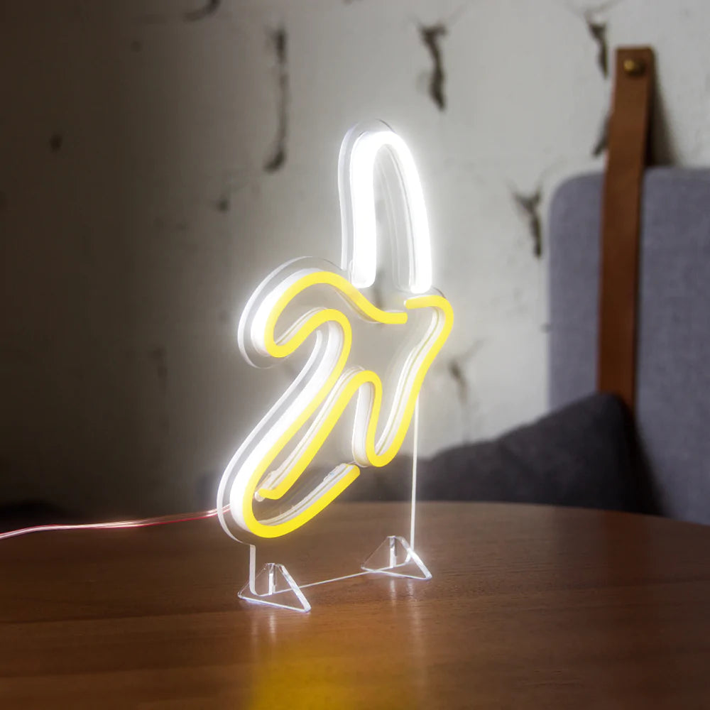 Banana Mini Neon LED Sign - Homely Arts