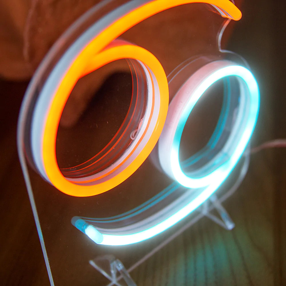 Cancer Zodiac Sign Mini Neon Sign - Homely Arts