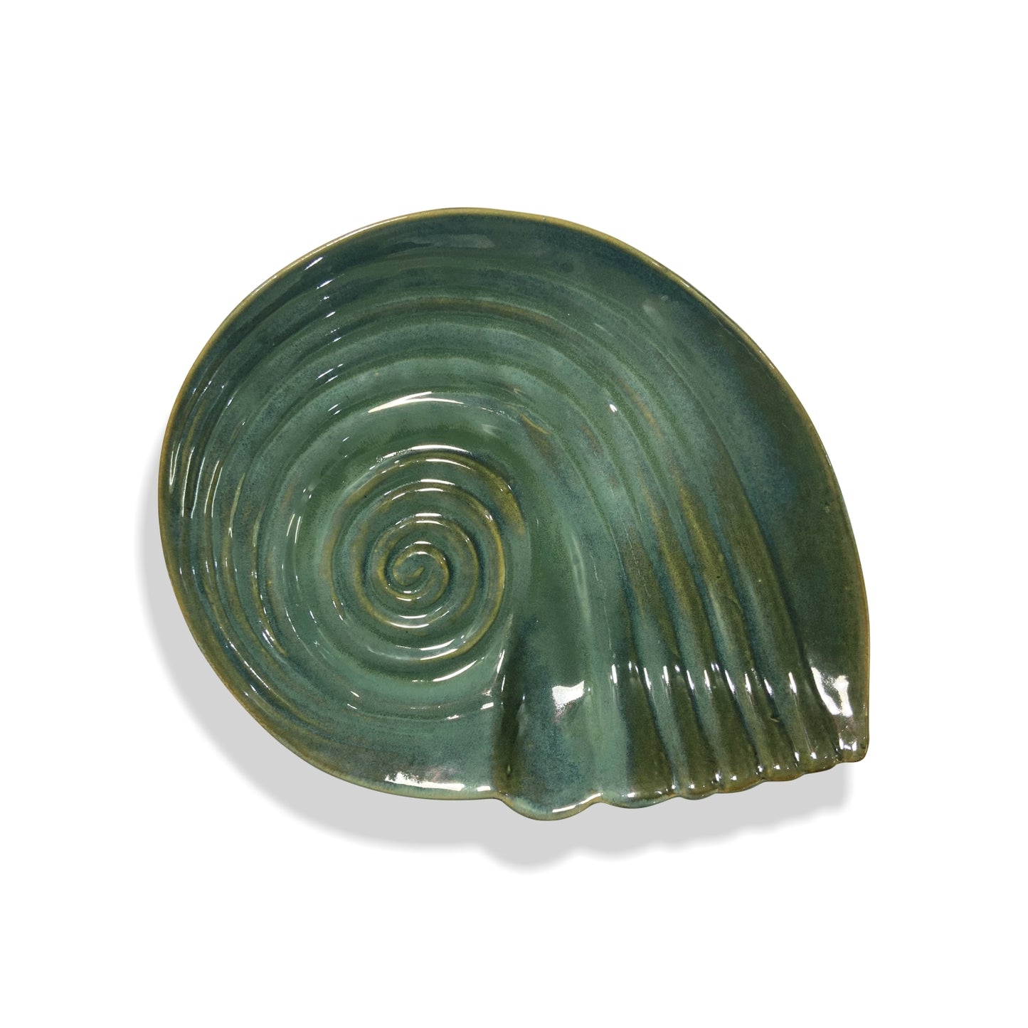 Sea Shell Glazed Ceramic Serving Platter - Homely Arts