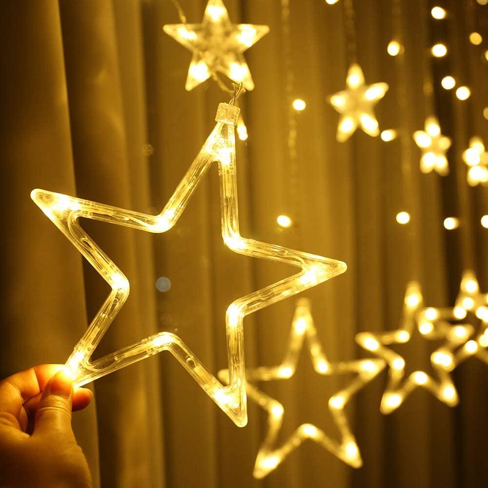 Awesome Combo of Curtain Star Light, Heart Light and 2 Pcs Cork Fairy Light - Homely Arts