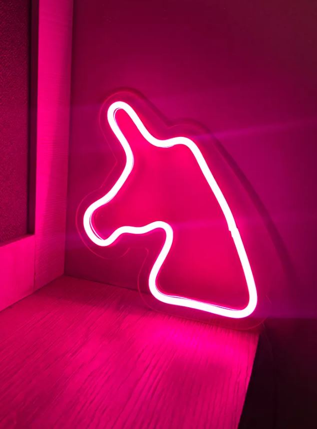 Neon Light Sign- Unicorn - Homely Arts
