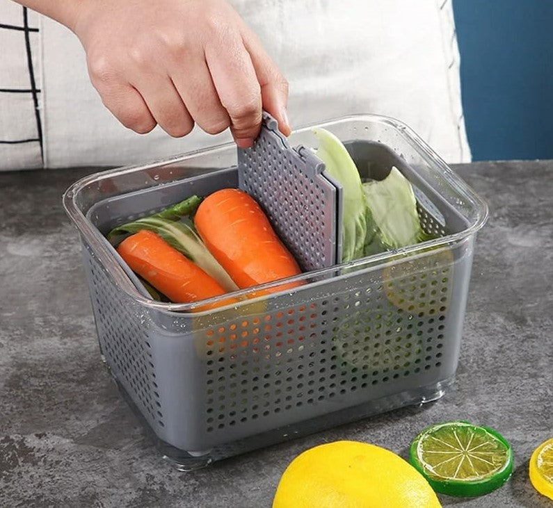 Multipurpose Stylish Double storage Basket- M and L - Homely Arts