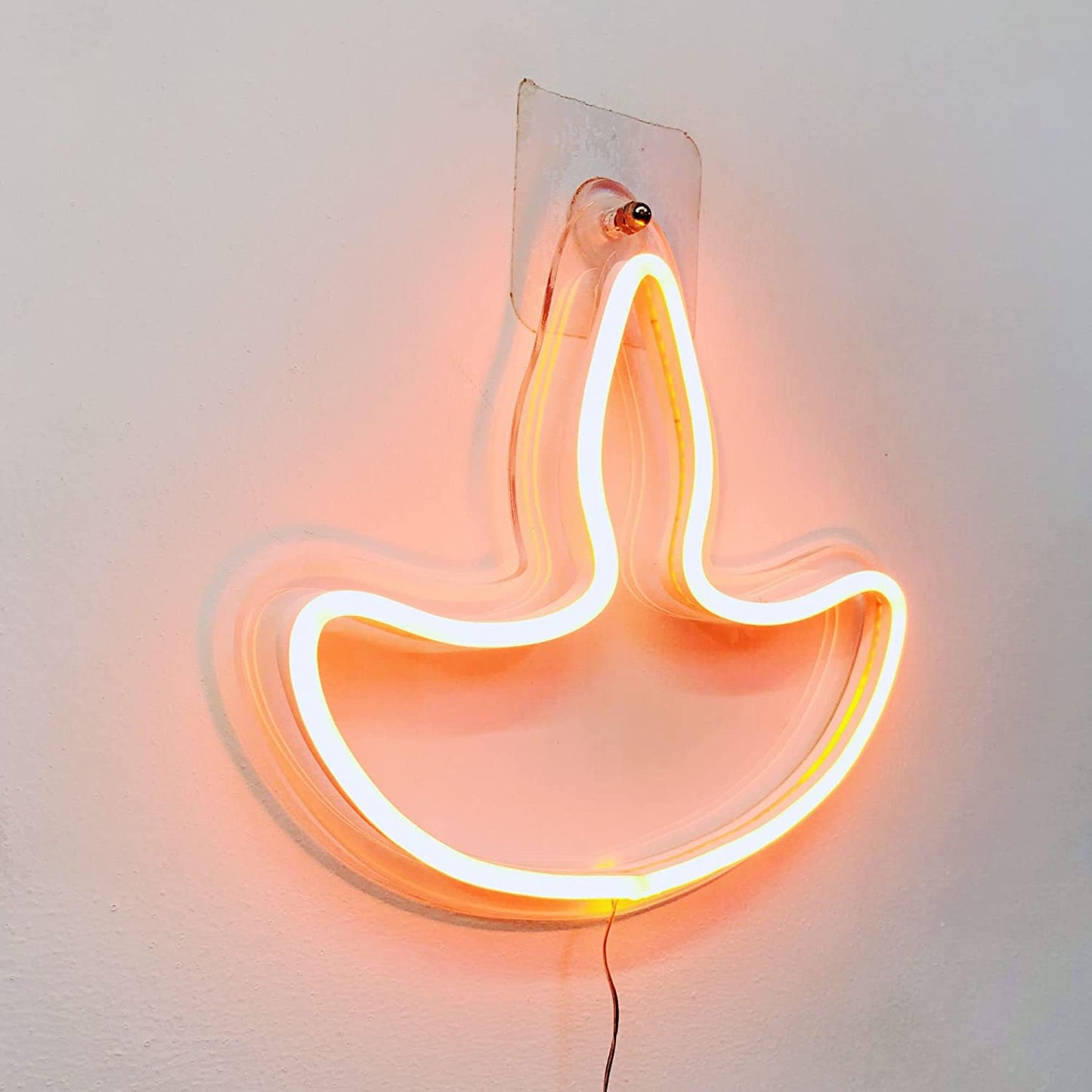 Diya Neon Sign- Orange Color - Homely Arts