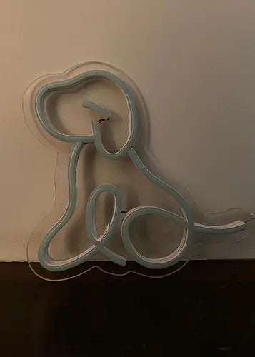 Neon Light- Dog - Homely Arts