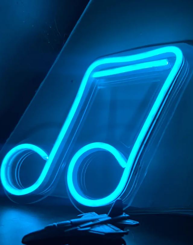 Neon Light Sign- Symphony/Music - Homely Arts