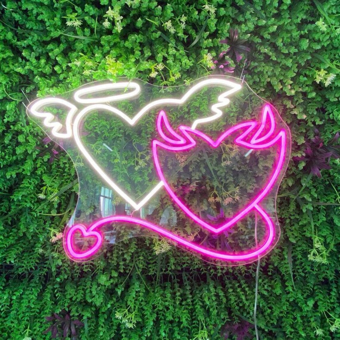 Heart Neon Sign Custom | Wedding Neon Sign | Bedroom Neon Sign - Homely Arts