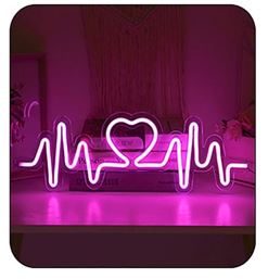 Neon Light Sign- Heartbeat - Homely Arts