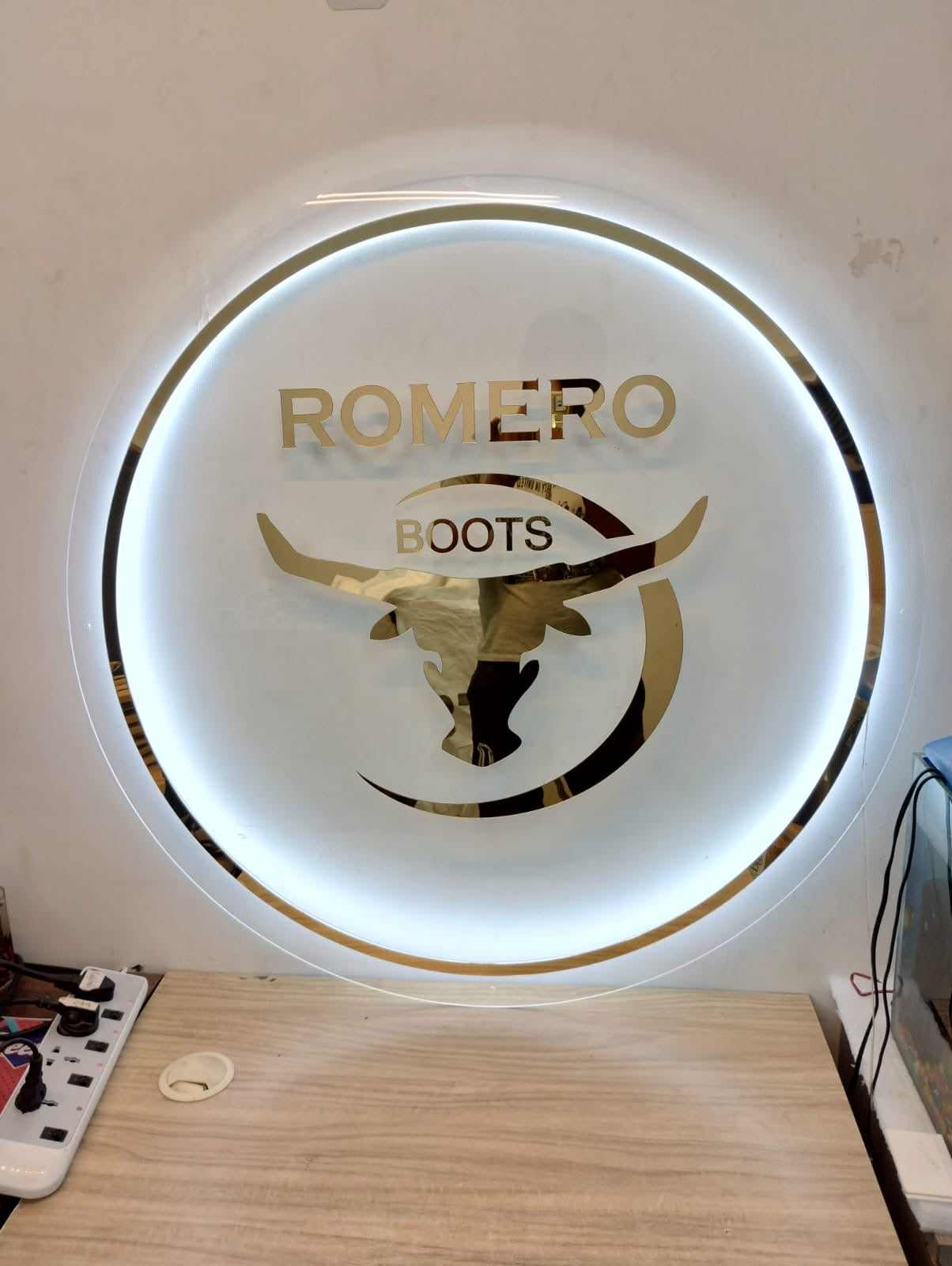 Custom Backlit Acrylic Sign | Acrylic Logo Sign (India)