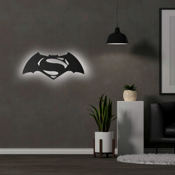 Batman vs Superman Premium Backlit Sign