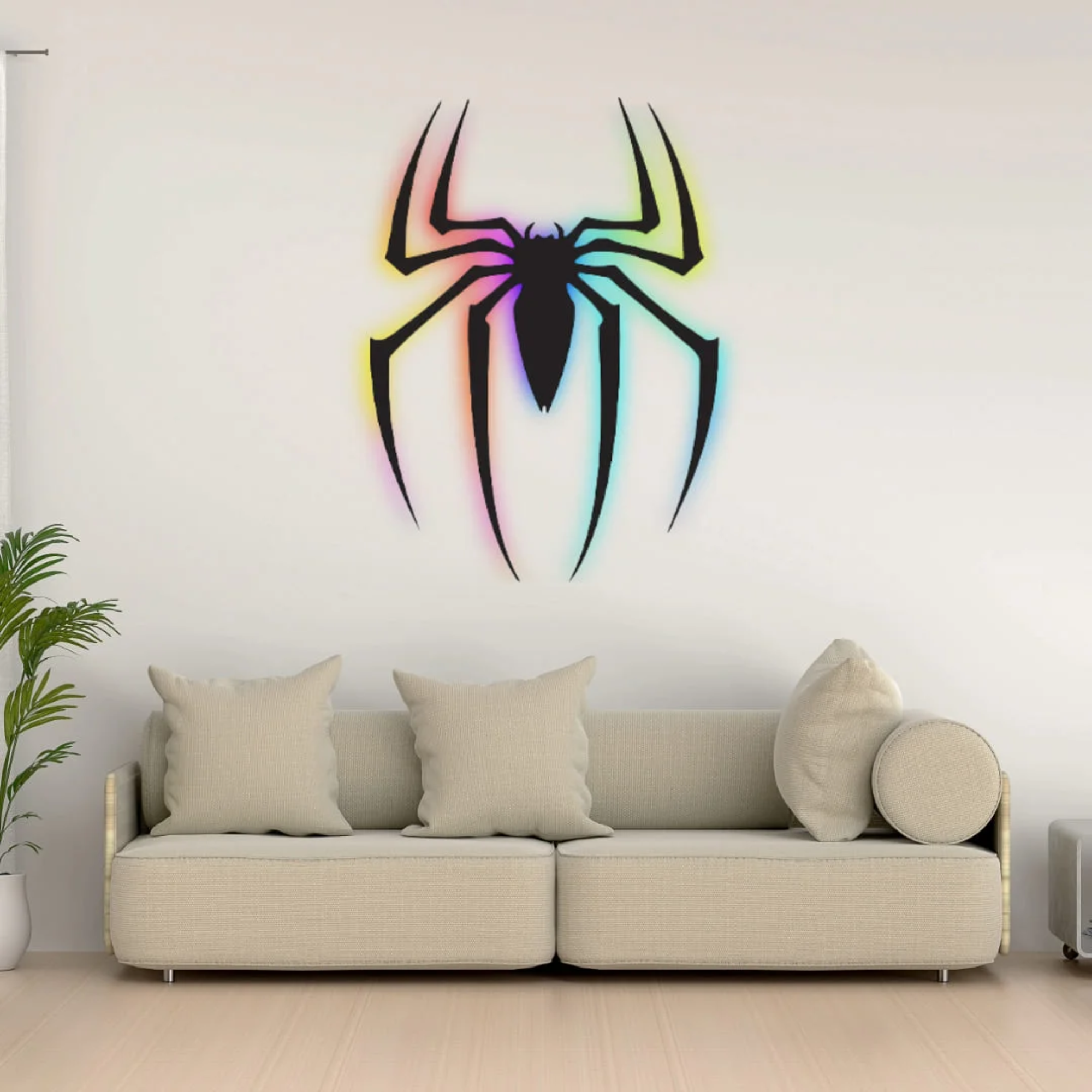 Spider Premium Backlit Sign