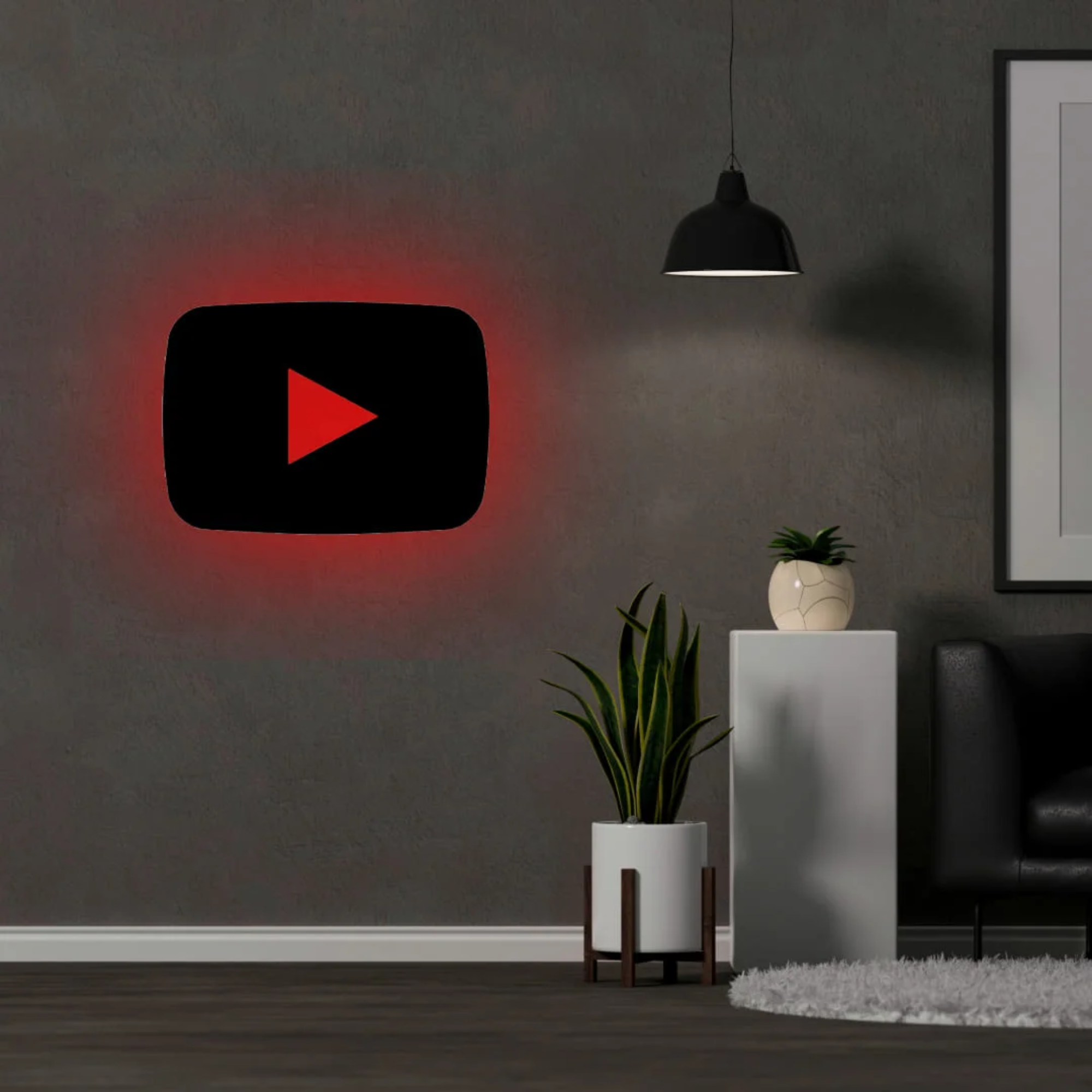 Youtube Premium Backlit Sign