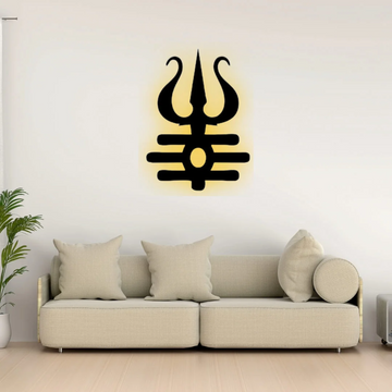 Mahadev Trishul Premium Backlit Sign