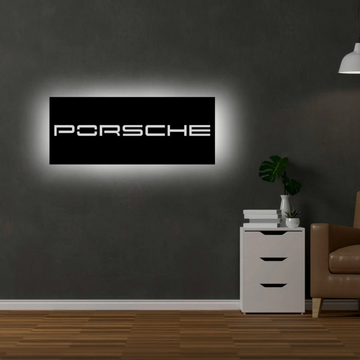 Porsche Premium Backlit Sign