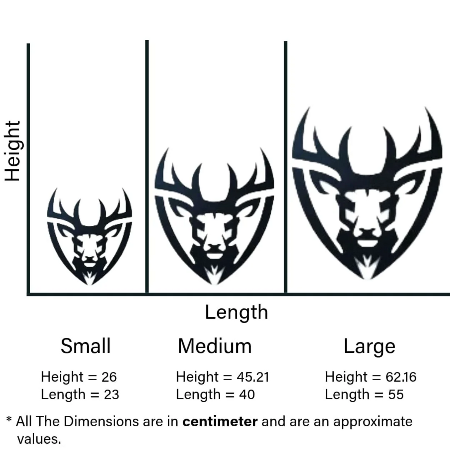 Deer Backlit Sign