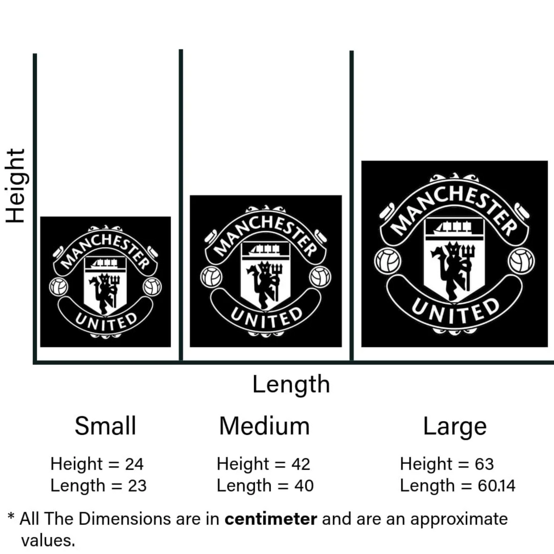 Manchester United Premium Backlit Sign