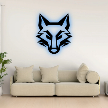 Wolf Backlit Sign